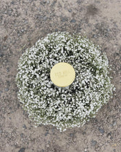 Load image into Gallery viewer, Dainty Baby&#39;s Breath Wreath &amp; Red Hill Candle Co. Candle
